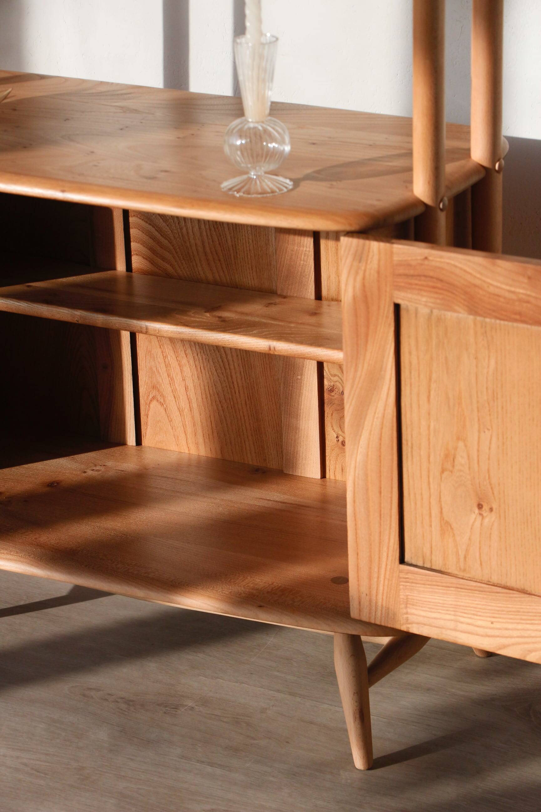 Vintage Bookcase / Room Divider - Windsor / Giraffe Model - Ercol