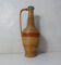 Ancienne bouteille habillée de rotin bois vintage