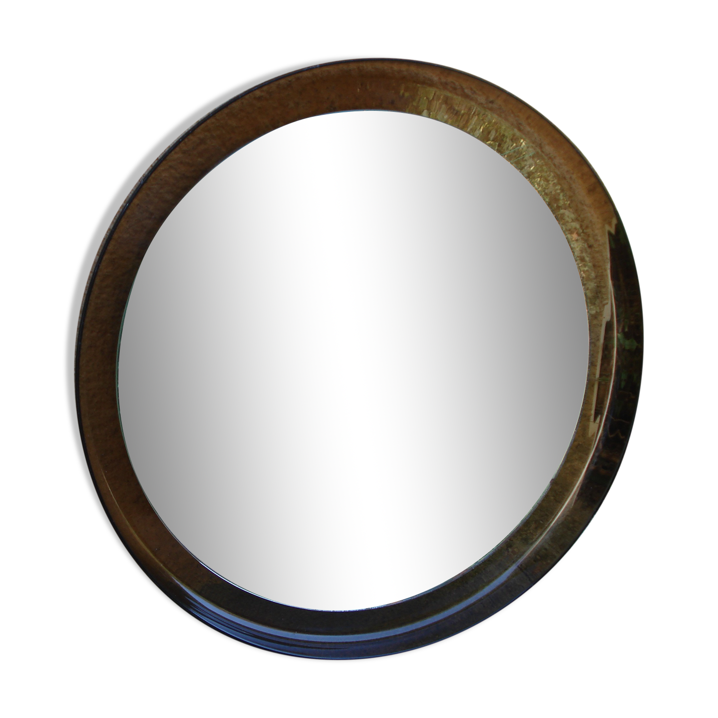 Vintage mirror year 70 smoked plexi