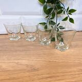 4 verres à digestif