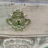 Antique Louis XVI style chest of drawers with wooden top