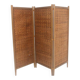 Screen in pine, oak and leather, "Spåna", Alberts Möbelfabriker, Sweden, 1970