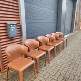 Cassina Hola 367 - set of 6 dining chairs by Hannes Wettstein