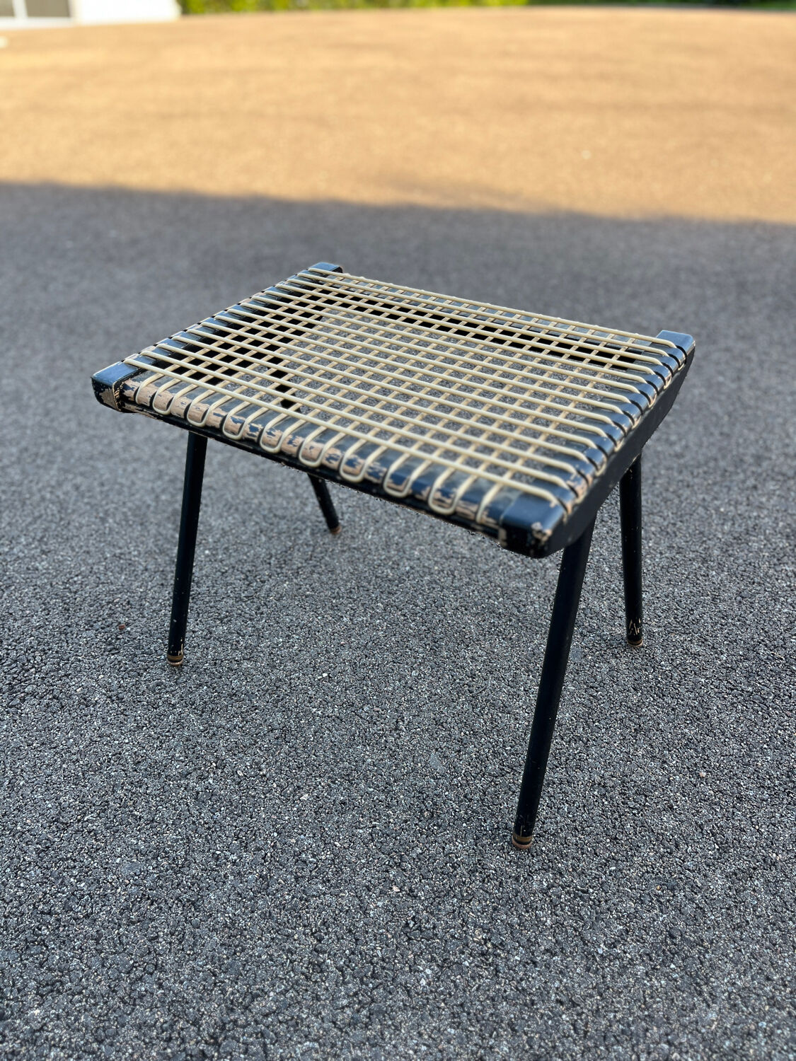 Georges Tigien stool vintage footrest