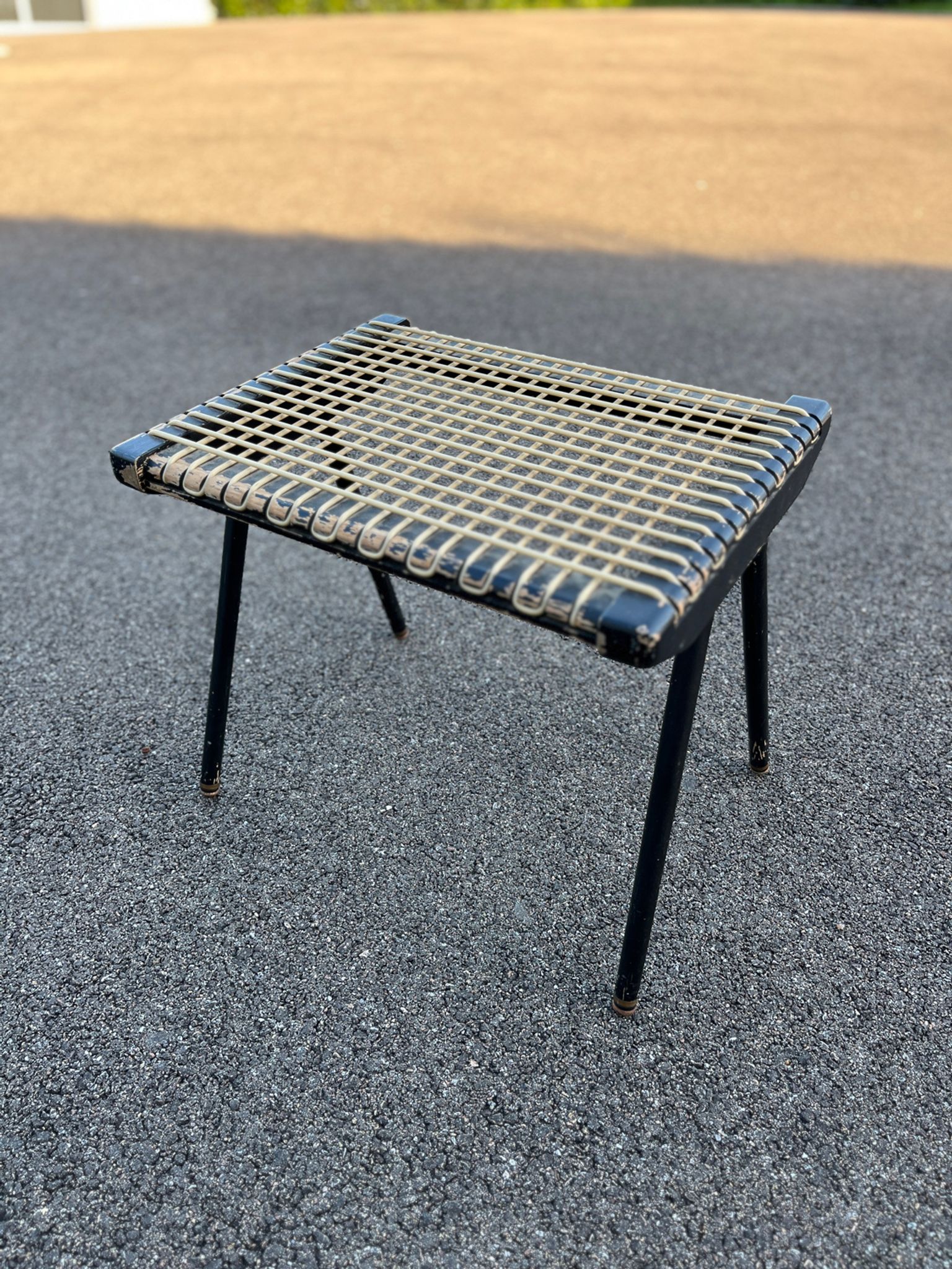 Georges Tigien stool vintage footrest