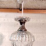 Glass and chrome metal suspension - mid 20th century