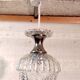 Glass and chrome metal suspension - mid 20th century