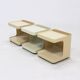 Table d'appoint de jeu Space Age par Marcello Siard pour Longato Italia années 1960