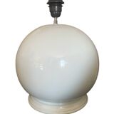 Large white porcelain lamp 1970 - unique lampshade