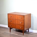 Midcentury Meredew walnut chest of drawers