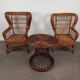 Rattan lounge