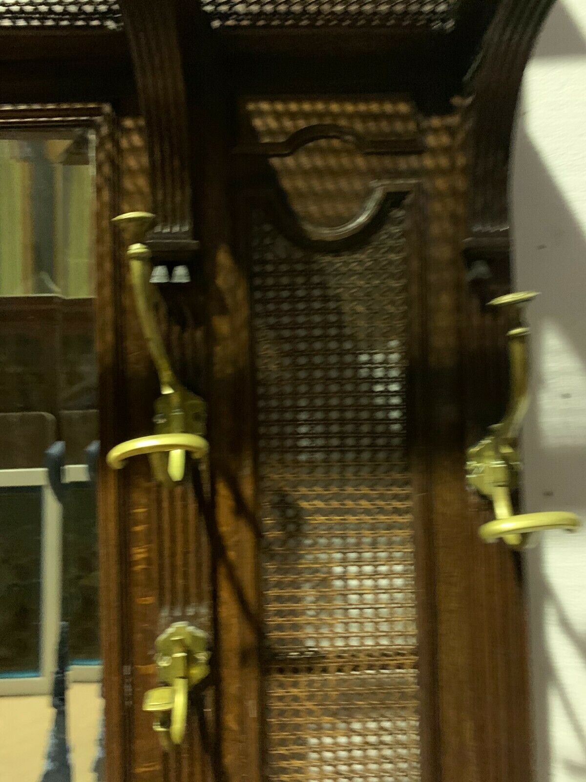 Louis XVI-style console coat rack Patères in 20th century bronze