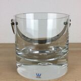 Crystal ice bucket by Vicke Lindstrand for Kosta Sweden, Pippi model