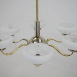 Large Art Deco Chandelier, 1930s, Restored