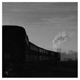 Rajasthan, photograph of a train in backlight