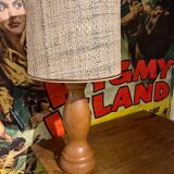 Beautiful wooden lamp