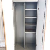 Vintage 2-door metal cabinet