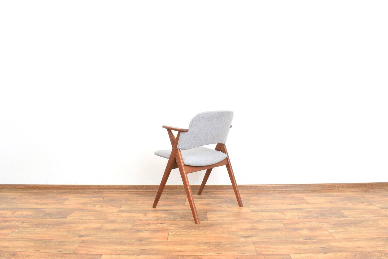 Mid-Century Swedish Oak Dining Chair from Broderna Johansson, 1960s.
