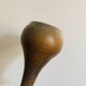 Vintage speckled brown stoneware soliflore vase – 1960s/70s