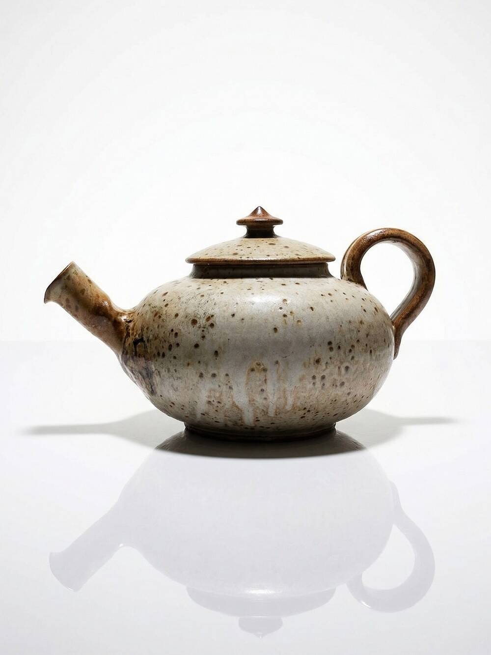Glazed stoneware teapot by Jean-Pierre Prud’homme, La Borne, 1960s.