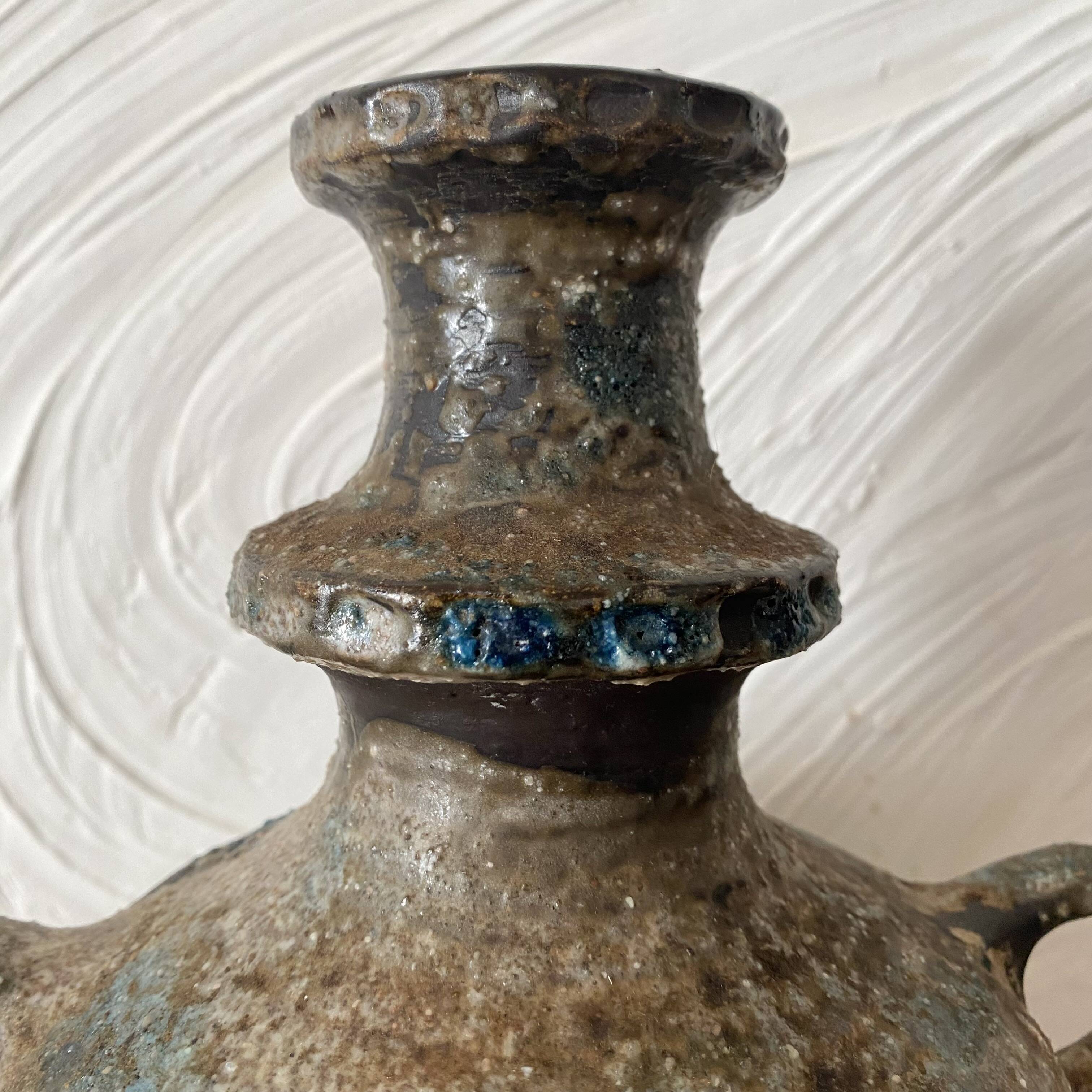 West German brutalist amphora vase