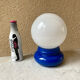 Bedside lamp globe opaline and plastic Space age 70s