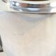 Silver metal coffee / tea service art deco 3 pieces
