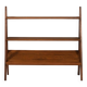 Small 1950s Scandinavian bookcase with magazine rack