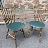 2 vintage Baumann Restaurant cafe chairs