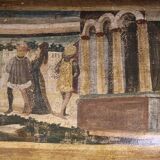 Coffre italien peint du 20e siècle