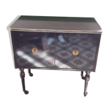 Lacquered wood bar cabinet, 1960s/1970s