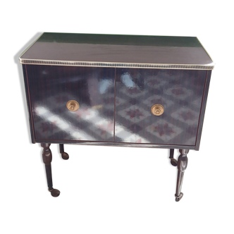 Meuble bar en bois laqué 1960/1970