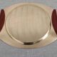 Brass and Bakelite trays and bowl by PM Italy circa 1970