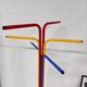Children's coat rack in multi-colored metal