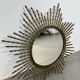 Wrought iron sun mirror
