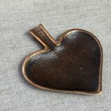 Bronze spade and diamond ashtrays