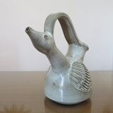 Zoomorphic ceramics " Marius Bessone " Vallauris 60s