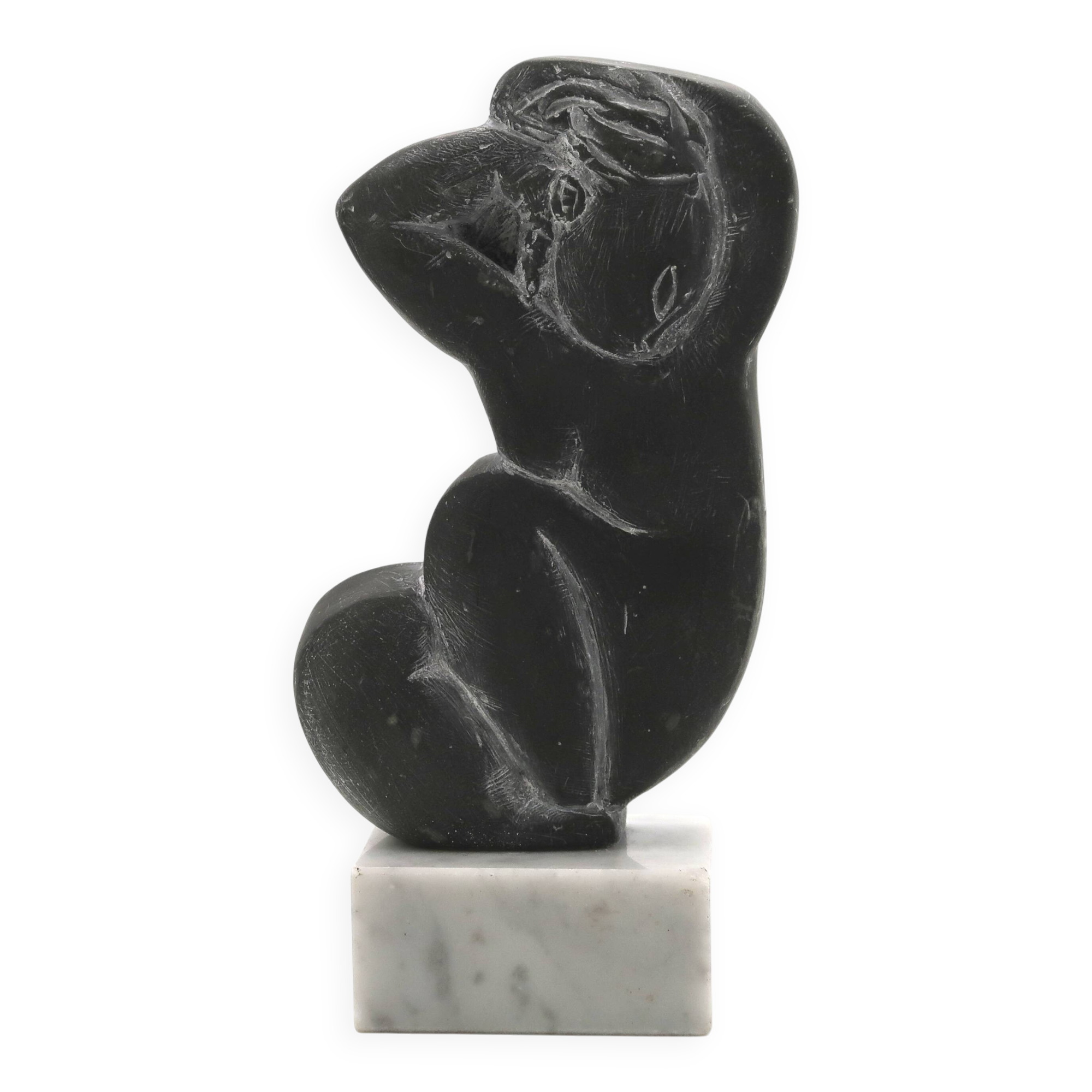 Sculpture of a woman after Amedeo Modigliani signed A Crespelle ed 98