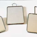 Collection of 3 vintage barber mirrors
