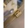 Impressive “Torciglione” Gold Murano Glass Wall Mirror in Barovier Style