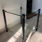 Glass coffee table