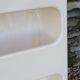 White plastic wall shelf by Jean Lin Viaud, 70s