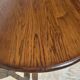 Petite table vigneronne ronde rabatable