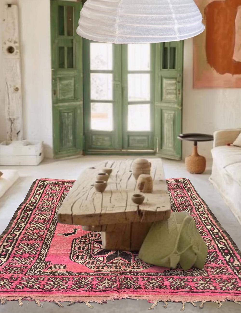 Tapis vintage marocain