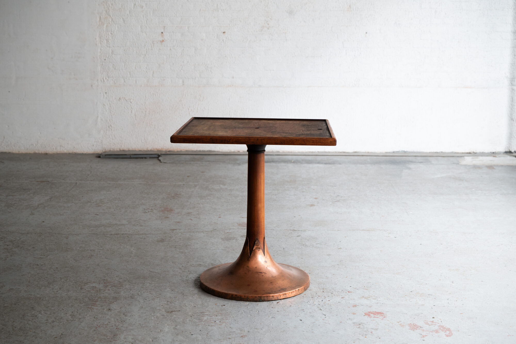 Table bistrot art déco, design français, années 1950
