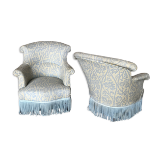 Pair of armchairs toads Napoleon III