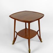 Pedestal table "Olga" by Louis Majorelle in mahogany, France, circa 1900