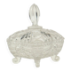 Vintage Crystal Bonbonnière Candy Jar with Lid Sixties