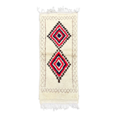 Carpet berbere beni ouarain diamonds 80x185 cm