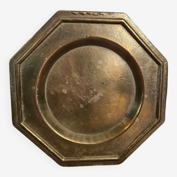 Hexagonal brass pocket tray